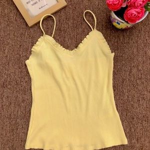 🌈OPEN OFFER 🌼 H&M Yellow Sleeveless Sz M